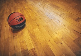 Basketball, parquet chêne!