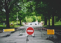 Pont de Vongy, 2 mai 2015, fermé.