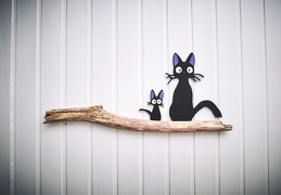 ジジ, Jiji et un de ses petits